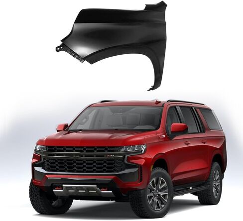 Front fender compatible with GMC Suburban 2021-2023, LH, 84384210 in Saudi Arabia