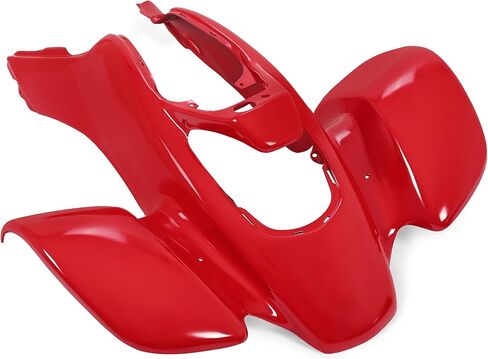 HECASA Front & Rear Fender Set Kit Compatible with 1999-2004 Honda TRX 400EX Mud Guard Kit Red ABS Plastic in Saudi Arabia