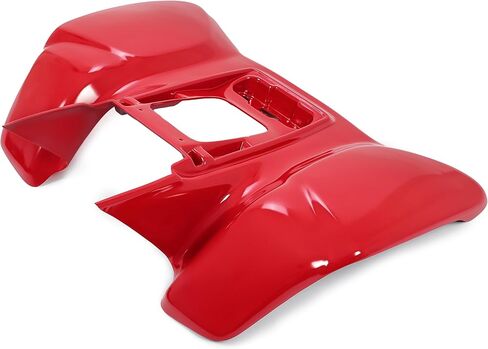 HECASA Front & Rear Fender Set Kit Compatible with 1999-2004 Honda TRX 400EX Mud Guard Kit Red ABS Plastic in Saudi Arabia