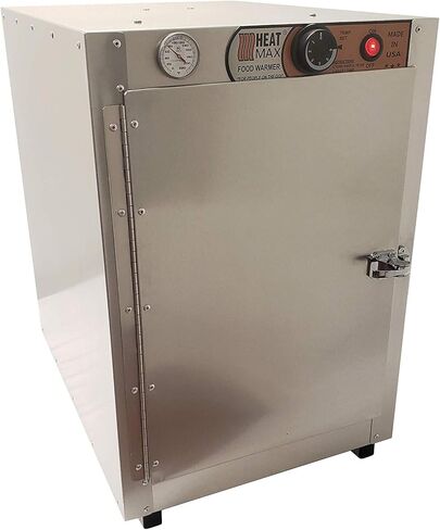 جهاز تسخين الطعام الصغير من HeatMax 16x16x24 - الأصلي والأفضل - مع مساحة رف داخلية قابلة للاستخدام تبلغ 13 × 15.5 بوصة. من أجل المقالي التي تستخدم لمرة واحدة بنصف الحجم، والشواء، والبيتزا، وأي طعام ساخن in Kuwait