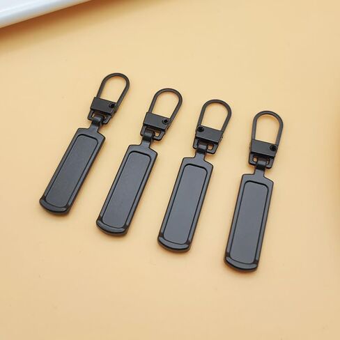 10pcs Multi-Function Zipper Pull Replacement - Suitable for Luggage, Jackets, Backpacks, Boots, Wallets, Coats - Gold and Grey in Saudi Arabia