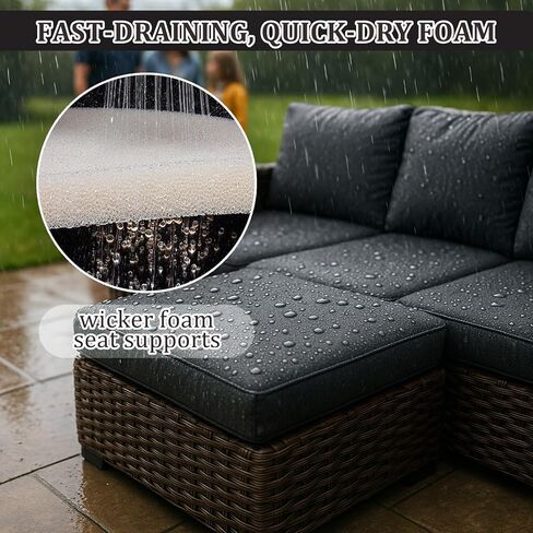 HAVARGO Couch Cushion Support High Density Foam 22X22X2.4 Inches Sofa Couch Supports for Sagging Cushions Light Grey 3Pc with Anti Slip Mesh Fabric in Kuwait