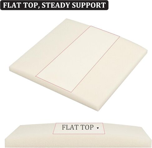 HAVARGO Couch Cushion Support High Density Foam 22X22X2.4 Inches Sofa Couch Supports for Sagging Cushions Light Grey 3Pc with Anti Slip Mesh Fabric in Kuwait