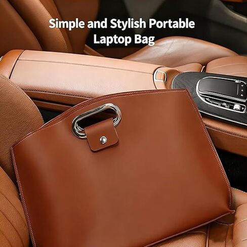 المجموعة المكونة من قطعتين: مجموعة كمبيوتر محمول وحقائب يد جلدية متطورة للأعمال مقاومة للماء، محفظة عمل مقاومة للماء للنساء in Kuwait