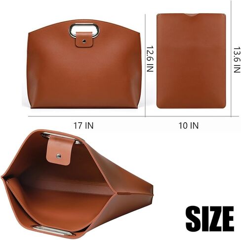 المجموعة المكونة من قطعتين: مجموعة كمبيوتر محمول وحقائب يد جلدية متطورة للأعمال مقاومة للماء، محفظة عمل مقاومة للماء للنساء in Kuwait