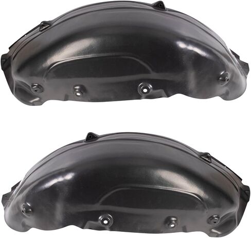 TRQ Quarter Panel Splash Shield Set Rear Driver & Passenger Side CH1762104 CH1763104 Compatible with 2018-2021 Jeep Wrangler in Saudi Arabia