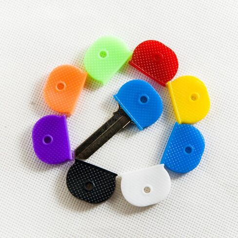 24 Pack Key Color Caps Covers Tags, Soft Key Identifiers, Plastic Toppers for Organization House in Saudi Arabia
