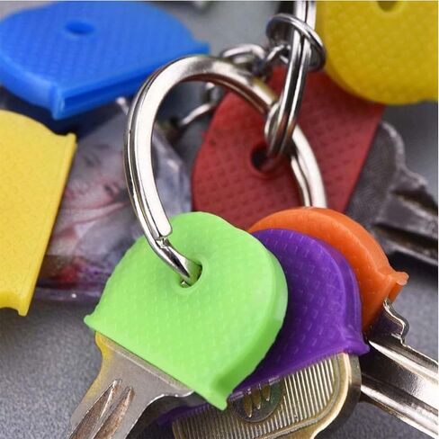 24 Pack Key Color Caps Covers Tags, Soft Key Identifiers, Plastic Toppers for Organization House in Saudi Arabia