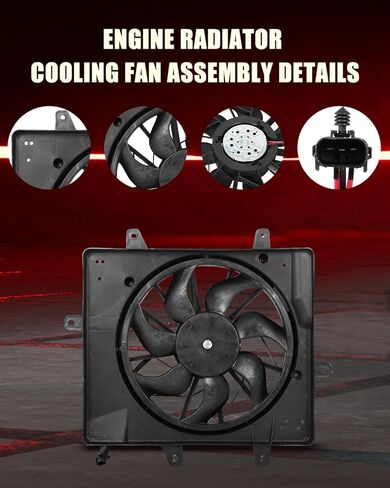 Cooling Fan 620022 for Chrysler PT Cruiser 2001-2008 Electric Cooling Fan in Saudi Arabia