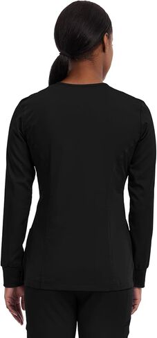 Healing Hands Womens Scrub Jacket 5 Pocket Purple Label 5063 Daisy Snap-up Scrubs Women Jacket in Kuwait