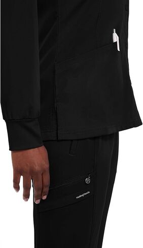 Healing Hands Womens Scrub Jacket 5 Pocket Purple Label 5063 Daisy Snap-up Scrubs Women Jacket in Kuwait