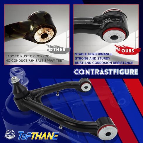 Front Upper Control Arms for 2004-2024 Ford F150, 2006-2008 Lincoln Mark LT, Lincoln Navigator, 2-4 Inch Lift Tubular Control Arms Replacement OEM in Kuwait