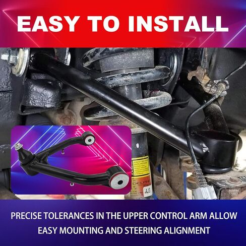 Front Upper Control Arms for 2004-2024 Ford F150, 2006-2008 Lincoln Mark LT, Lincoln Navigator, 2-4 Inch Lift Tubular Control Arms Replacement OEM in Kuwait