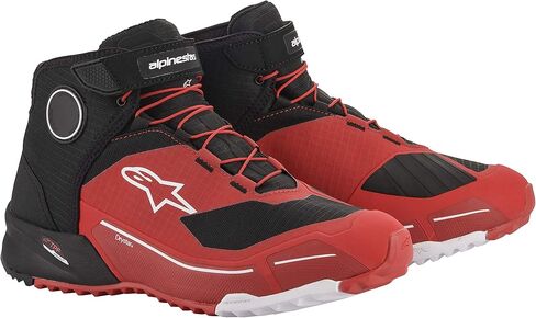 Alpinestars CR-X Drystar Riding Shoes (9.5) (BLACK/YELLOW FLUO/RED FLUO) in Kuwait