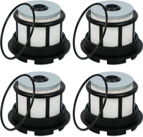 FD4596 Fuel Filter For 7.3L Diesel Fits for F250 F350 F450 F550 1999-2003 Replace D-4596 GF7751A F81Z9N184AA F81Z-9N184-AA(Set of 4) in Saudi Arabia