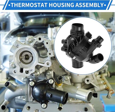 مجموعة منظم حرارة مبرد المحرك لسيارات BMW E70 X5 2007-2010 لسيارات BMW E71 E72 X6 2008-2010 3.0L استبدال رقم 11537550172 in Saudi Arabia