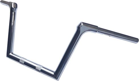 Chrome 10" Rise Ape Hangers 1.25" Tube Riser Handle Bars Handlebar For Harley Road King 2014+ Harley Softail Fat Boy Breakout 2018+ in Saudi Arabia