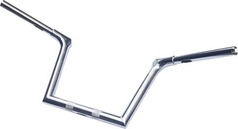 Chrome 10" Rise Ape Hangers 1.25" Tube Riser Handle Bars Handlebar For Harley Road King 2014+ Harley Softail Fat Boy Breakout 2018+ in Saudi Arabia