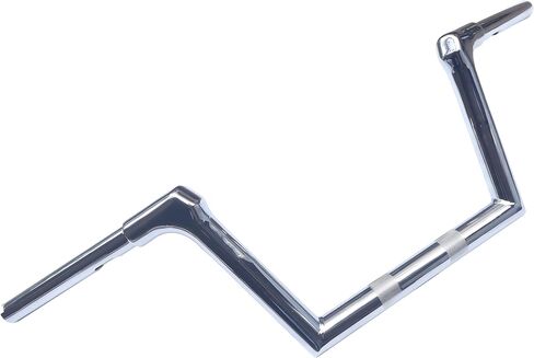 Chrome 10" Rise Ape Hangers 1.25" Tube Riser Handle Bars Handlebar For Harley Road King 2014+ Harley Softail Fat Boy Breakout 2018+ in Saudi Arabia