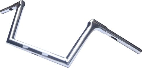 Chrome 10" Rise Ape Hangers 1.25" Tube Riser Handle Bars Handlebar For Harley Road King 2014+ Harley Softail Fat Boy Breakout 2018+ in Saudi Arabia