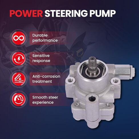 MOCA 96-5219 Power Steering Pump Fit for Nissan 1999-2004 Frontier 3.3L, 2002-2004 Xterra 3.3L in Saudi Arabia