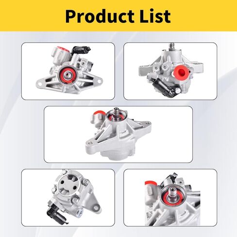 New Power Steering Pump Compatible with Honda Civic 2006 2007 2008 2009 2010 2011 1.8L 1799CC l4 CNG SOHC Replace # 21-5456, 55-5822, 56110-RNA-A01, 36-215668, 56110RNA305 in Saudi Arabia