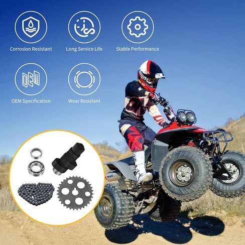 M MATI Camshaft & Cam Chain Gear Bearing Kit for Yamaha Warrior 350 Wolverine 350 Big Bear 350 Moto-4 350 YFM350 YFM350X 1989-2005 in Saudi Arabia