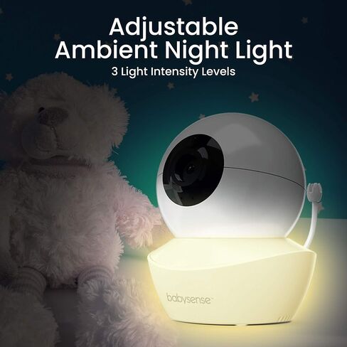 Babysense HDS2 Non-WiFi 5" HD Baby Monitor with Camera and Audio & Bonus WiFi Security Camera with App for Remote Viewing - HDS2&FullPeek in Saudi Arabia