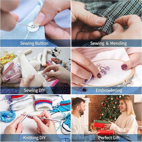 87pcs Sewing Kit with Case Portable Sewing Supplies for Home Traveler, Adults, Beginner, Emergency,Contains Thread, Scissors, Needles,Measuring Tape in Saudi Arabia