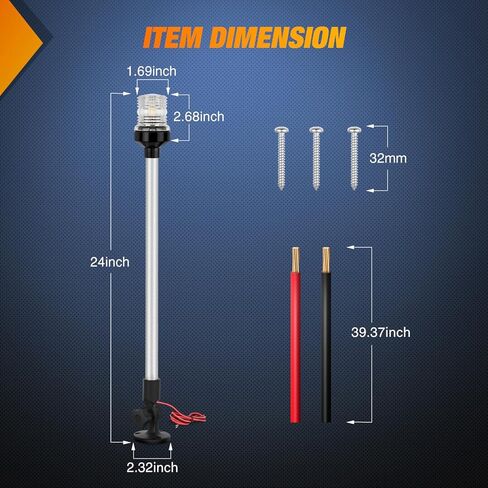 Nilight LED Safety Light 4PCS Red Marine Navigation Bike Tail Lights Three Modes Waterproof Reflective Gear Clip On Flash Strobe Indicator Lamp for Night Boating Fishing Cycling Jogging in Saudi Arabia