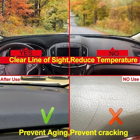 Car Dashboard Cover for Cadillac ATS 2013-2019 Car Dashboard Cover Pad Center Console Dash Mat Anti-Sun Protector Pad in Saudi Arabia