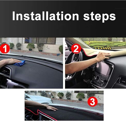 Car Dashboard Cover for Cadillac ATS 2013-2019 Car Dashboard Cover Pad Center Console Dash Mat Anti-Sun Protector Pad in Saudi Arabia