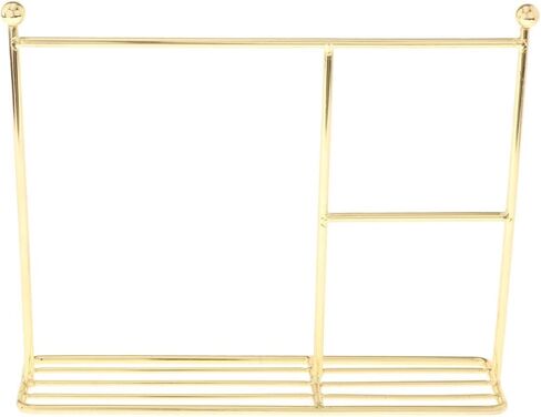 Metal Doll Dress Rack Hangers Doll Furniture Accessories Clothes Laundry Rack /6 1/8 1/12 BJD Dolls Coat Dress Garment Hangers, Gold 25x21cm in Saudi Arabia