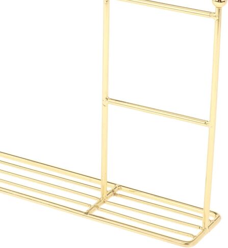 Metal Doll Dress Rack Hangers Doll Furniture Accessories Clothes Laundry Rack /6 1/8 1/12 BJD Dolls Coat Dress Garment Hangers, Gold 25x21cm in Saudi Arabia