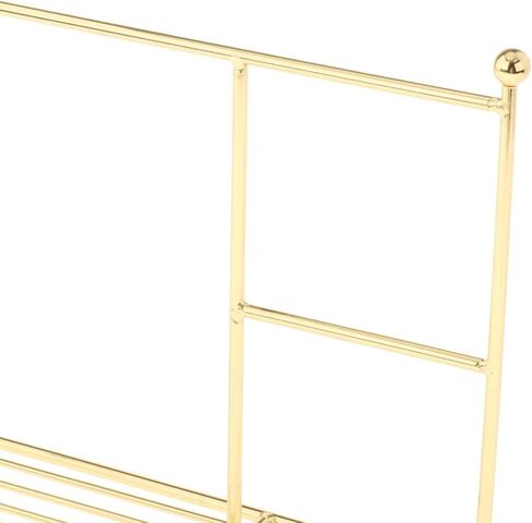 Metal Doll Dress Rack Hangers Doll Furniture Accessories Clothes Laundry Rack /6 1/8 1/12 BJD Dolls Coat Dress Garment Hangers, Gold 25x21cm in Saudi Arabia
