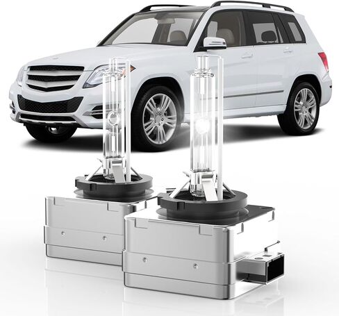 Fit for 2010-2015 Mercedes Benz GLK350 GLK 350 D1S HID Xenon Headlight Bulbs, 350% Brightness, High Low Beam Light Bulb, 6000K Cool Bright White, Plug-N-Play, of 2 in Saudi Arabia