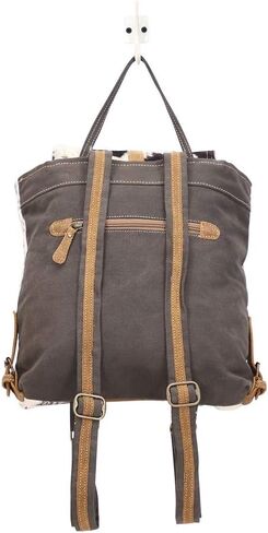 Myra Bag Bloom Bleach Upcycled Canvas & Cowhide Small Crossbody Bag S-1501 in Kuwait