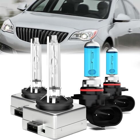 Compatible with Buick Envision 2016-2018 Headlight Bulbs,D3S High Low Beam Xenon HID lights,35W Xenon Headlamp,350% Brightness,6000K White,2 Pack in Saudi Arabia