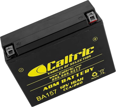 Caltric Agm Battery Compatible with Yamaha Vmax 600 Vx600 Dx Le St Sx Sxs Xt Xtc Xtr 1994-1998 in Saudi Arabia