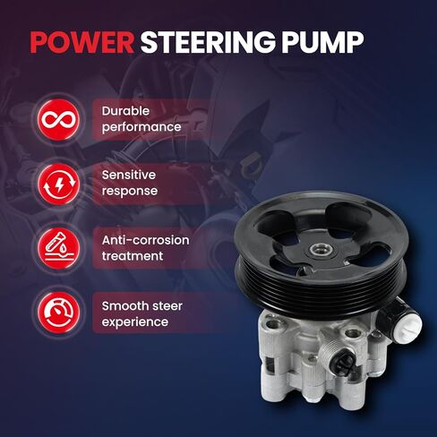 MOCA 21-5447 Power Steering Pump Fit for Toyota 2005-2015 Tacoma 4.0L, 2004-2005 RAV4 2.4L, for Lexus 2007-2009 RX350 3.5L in Saudi Arabia