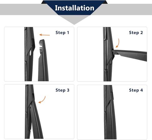 X AUTOHAUX Rear Windshield Wiper Blade Arm Set for Astra H Hatch 04-09 12 Inch 305mm in Saudi Arabia