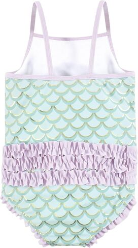 Hudson Baby Baby Girl's Toddler Swimsuit, Pink Flamingo, 6-9 Months in Kuwait