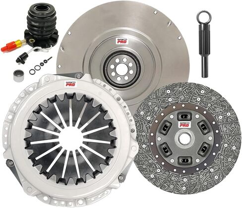 طقم القابض ClutchMaxPRO Performance Stage 2 مع دولاب الموازنة متوافق مع 1/1997-2000 Explorer Ranger B4000 4.0L (CP07096HD-FW167749-ST2) in Saudi Arabia