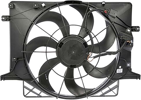 Engine Cooling Fan Assembly 1PC Replaces 253802M21 Compatible with Hyundai Genesis Coupe 2012 2010 2011 in Saudi Arabia