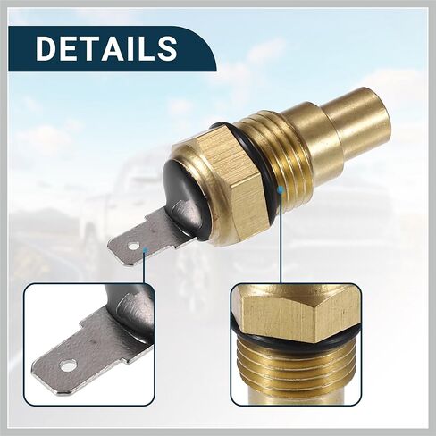 Coolant Temperature Sensor for Toyota Pickup Durable No.83420-20020 Water Temp Sensor Gold Tone Inner Replacement Car Parts in Saudi Arabia