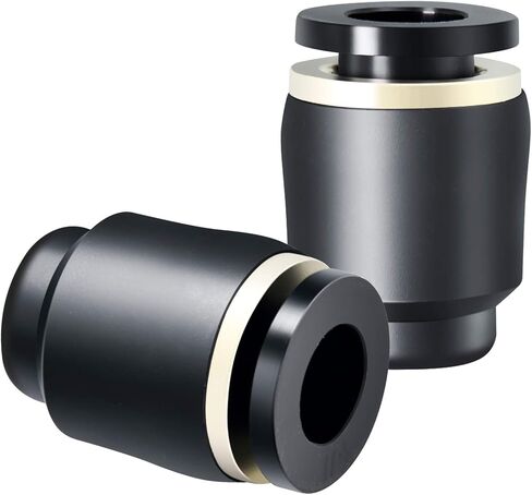 TAILONZ PNEUMATIC 1/4 inch Tube OD Plastic Push-in Connect Tubing Pneumatic Cap Plug Fitting PPF-1/4 (Pack of 10) in Saudi Arabia