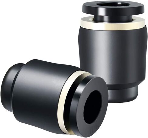TAILONZ PNEUMATIC 1/4 inch Tube OD Plastic Push-in Connect Tubing Pneumatic Cap Plug Fitting PPF-1/4 (Pack of 10) in Saudi Arabia
