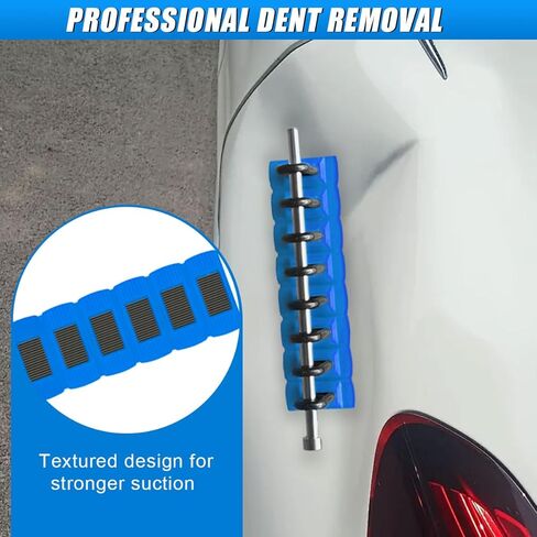 4Pcs Car Dent Repair Tools, Paintless Dent Repair Removal Tool, Heavy Duty Dent Puller Kit, Powerful Car Body Repair Tool, Glue Tabs Dent Remover Tool for Car Dent Repair (Blue) in Saudi Arabia