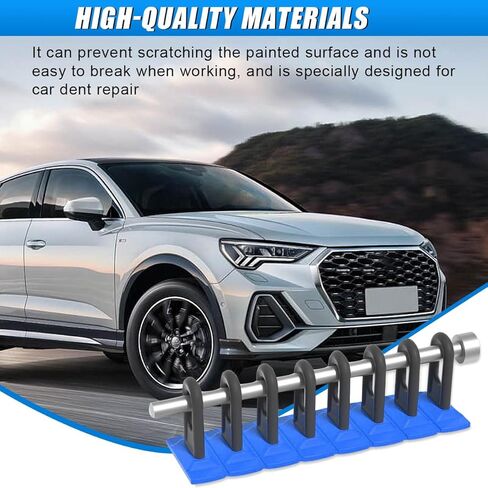 4Pcs Car Dent Repair Tools, Paintless Dent Repair Removal Tool, Heavy Duty Dent Puller Kit, Powerful Car Body Repair Tool, Glue Tabs Dent Remover Tool for Car Dent Repair (Blue) in Saudi Arabia
