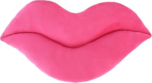 zhidiloveyou Lip Pillow Pink Plush Toy Smiley Face Pillow Soft Decorative Cushion, 23.6 inch in Saudi Arabia